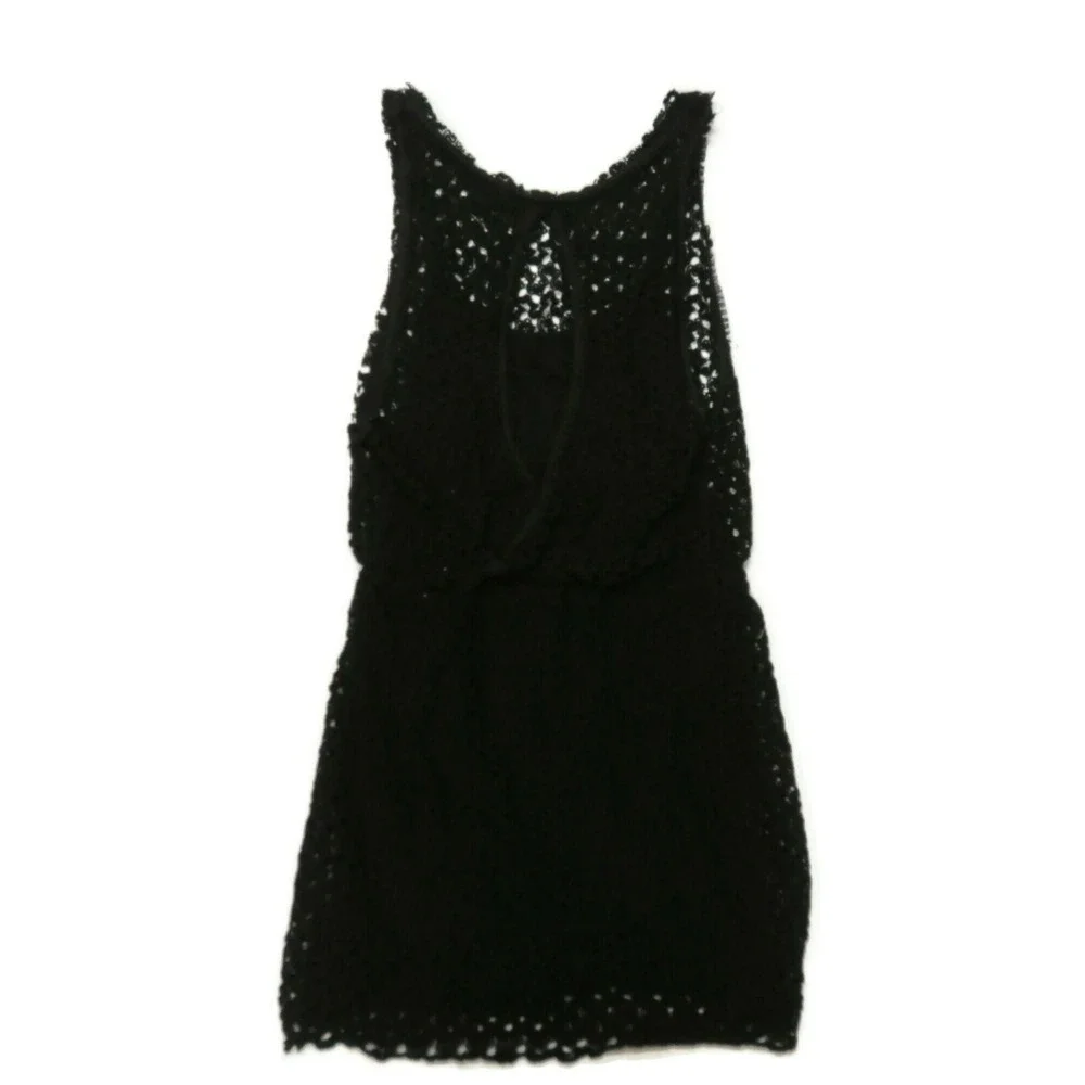 Free‎ People Dress Black Lace Medium Sleeveless
